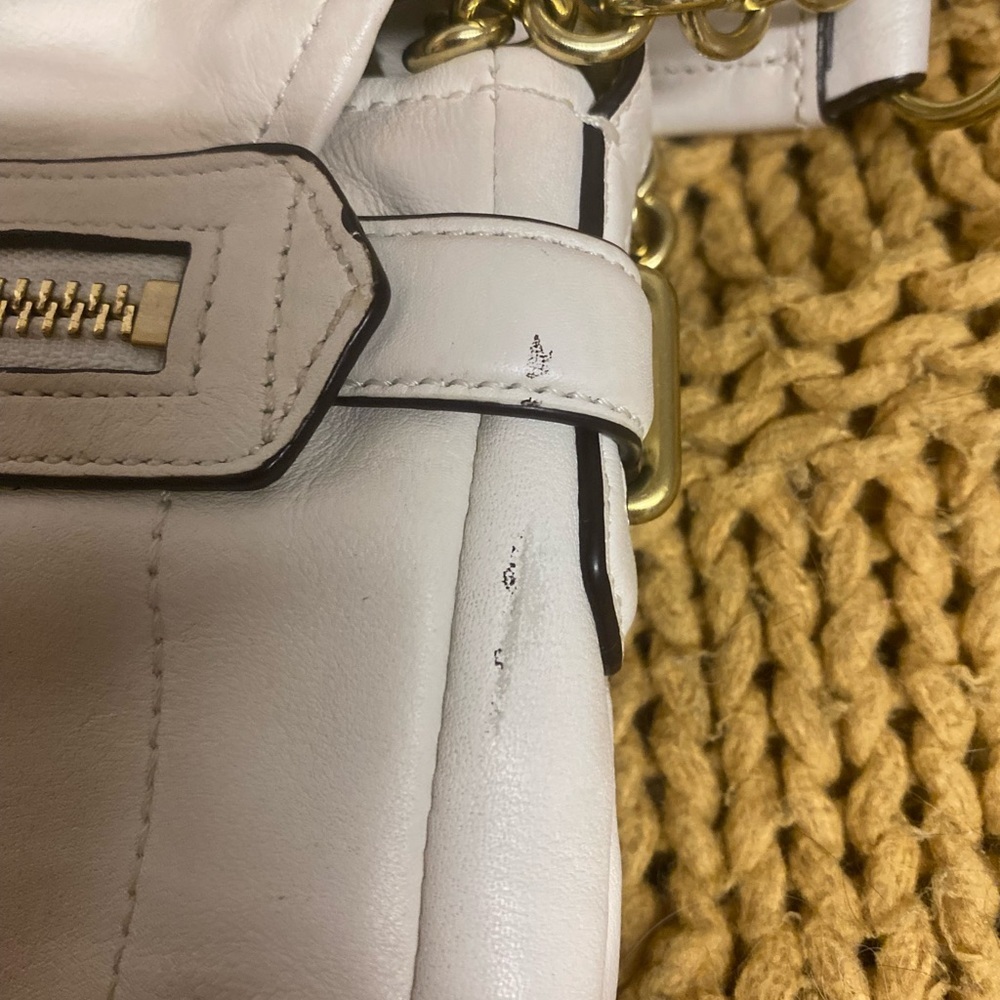 Coach Cream Vintage Chelsea Leather Convertible Crossbody Bag F17825 - Picture 13 of 14